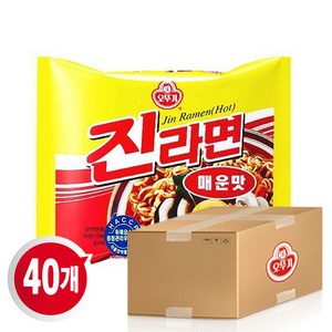 오뚜기 진라면매운맛 멀티팩 40개, 1box