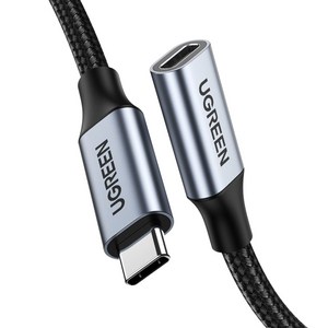 유그린 USB 3.1 Gen2 10Gbps C타입 연장케이블, 혼합색상, 1m