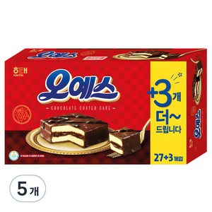 해태제과 오예스, 900g, 5개