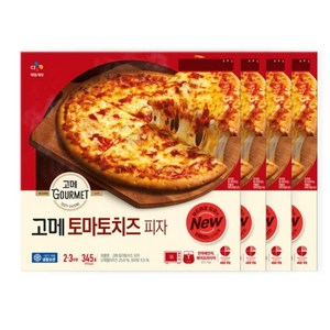 고메 토마토치즈 피자, 345g, 4개