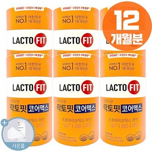 KOREA 온가족 유산균 락토핏 코어맥스 생유산균 프로바이오틱스 30억 CFU 유산균, 120g, 6박스