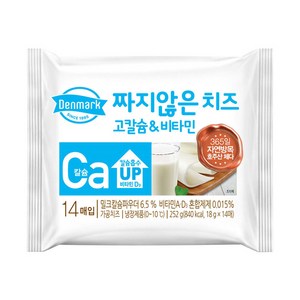 동원 덴마크 짜지않은치즈 고칼슘 비타민 252g(14매) X 10봉, 252g, 10개