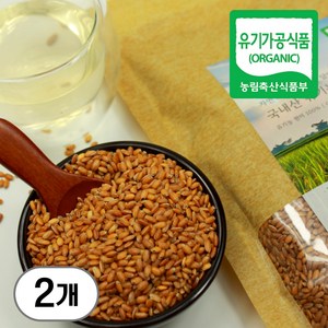 국산 저온로스팅 볶은 유기농 현미차, 900g, 1개입, 2개