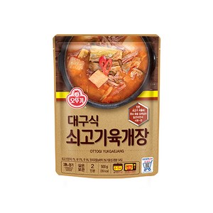 오뚜기 대구식 쇠고기육개장, 500g, 1개