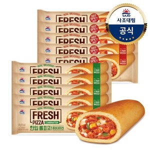 사조대림 [대림냉동] 한입 롤피자 80g x10개 콤비네이션/불닭맛, 콤비네이션 80g x5개 + 불닭맛 80g x5개{A}, 10개