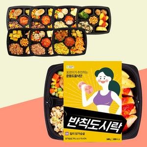 포르미 반칙도시락 8종 닭가슴살 건강 운동 식단 직장인 냉동 도시락, 8개, 230g