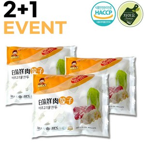 차마요 2+1 행사 배추 중국식 만두 국내생산 샤오롱바오, 3개, 500g