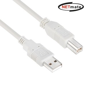 NETmate NMC-UB270H USB2.0 AM-BM 케이블 7m (24AWG), 1개