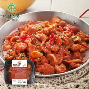 에브리쿡 고추장 닭갈비 총1.5kg 닭다리살 5팩 300g, 5개