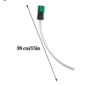 고압 세차건 세차 압축 분무기 노즐 1.5리터 연결 커넥터 콜라병 페트병 음료병 결합, A 그린 38cm, 1개