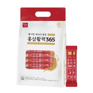 정원삼 6년근 홍삼활력365 1박스 100포, 1kg, 1개