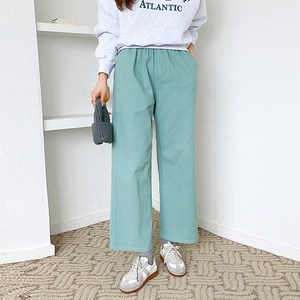 볼디 워싱 코튼팬츠 5colo 데일리룩 파스텔톤 와이드일자핏