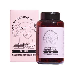 애니먼 튼튼하군 간 심장 강화 면역력 영양제, 심장/간, 250g, 1개