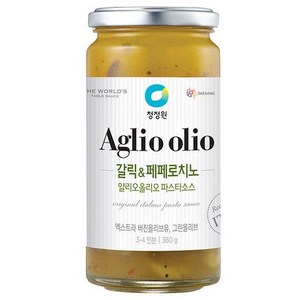 청정원 갈릭 앤 페페로치노 알리오올리오 파스타소스, 360g, 1개