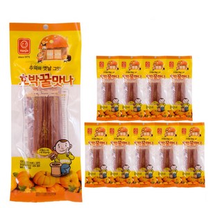 한진식품 호박꿀맛나 쫀드기, 100g, 10개