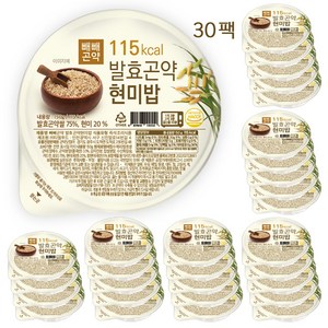 빼빼곤약 발효곤약현미밥, 150g, 30개