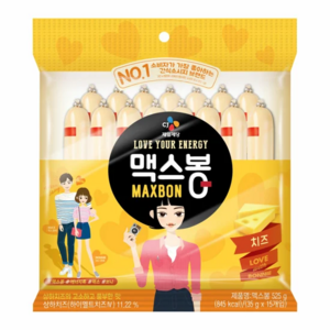 맥스봉 치즈 15p, 525g, 3개