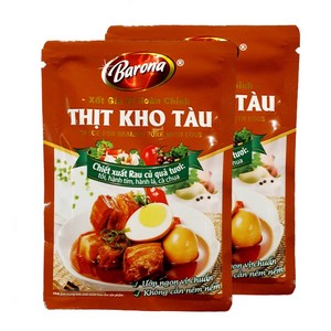 베트남 바로나 팃코타우 THIT KHO TAU 완성형 고기찜 양념, 2개, 80g