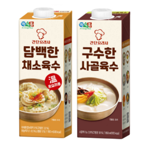 정식품 간단요리사 시원한 채소육수, 950ml, 12개