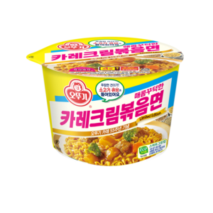 오뚜기 카레크림 볶음면 120g, 3개