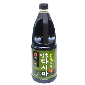 청정원 염도낮춘 발효다시마 간장 1.7L, 1개