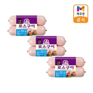 [목우촌] 주부9단 로스구이햄 500g, 3개