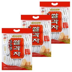 미왕 고소한 쌀과자, 250g, 3개