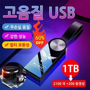 차량용 고음질 USB 외장하드1tb SSD외장하드 휴대폰/ 컴퓨터/ 텔레비전 오디오와 USB 포트가