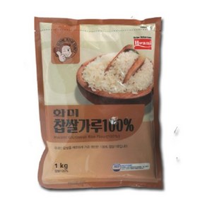 화미_찹쌀가루100%(국산/면세), 1kg, 5개