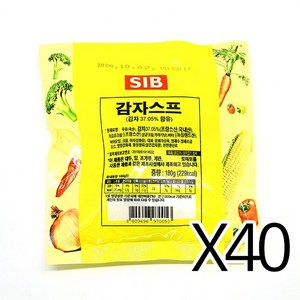 선인 감자스프180g x 40ea 1box, 40개, 180g