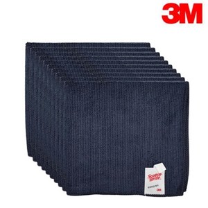 3M 스카치브라이트 참올 행주 업소용 바리스타 카페 행주 차콜, 10개