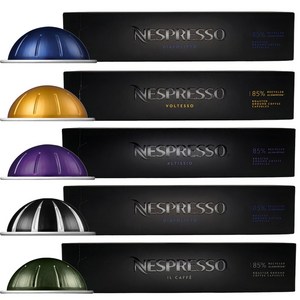네스프레소 정품 캡슐 버츄오 에스프레소 베스트 5종, 50캡슐, 5.2g, 1개, 50개입