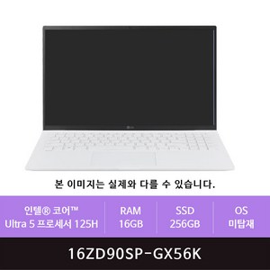 LG 그램 프로16 16ZD90SP-GX56K i5/16GB/256GB(zoaa)