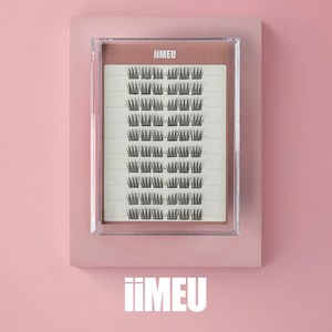 iiMEU 노글루 속눈썹 No.2 (12 mm), 1개, iiMEU No.2