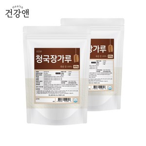 청국장 가루 국산 콩 100% 건강앤, 2개, 500g