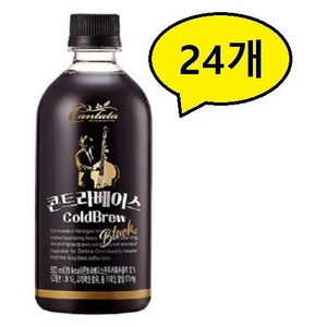 칸타타콘트라베이스 블랙, 500ml, 24개