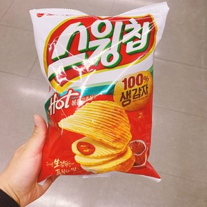 스윙칩 핫 볶음고추장맛, 124g, 1개