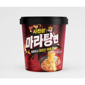 사천왕 마라탕면 큰컵 100g, 6개