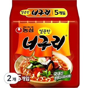 너구리 얼큰한 맛 120g, 10개