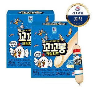 사조대림 [사조대림] 꼬꼬봉 크림치즈 600g x2개, 2개