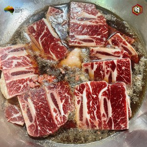 [억수로상회] 호주 청정우 목초육 생 LA갈비(찜용), 4개, 1kg