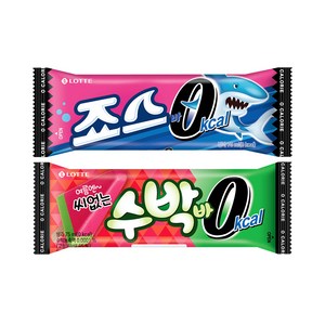 롯데웰푸드 0칼로리바 수박바 x20 + 죠스바 x20, 1개, 75ml