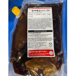 태원 핫 바베큐소스 sh 1k x10업소용 식자재 식당용 단체 급식용 식재료 대용량, 10개, 1kg