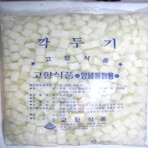 고향식품 [1] 치킨무 5.5kg (닭무) 아이스박스 포장 배송, 1개