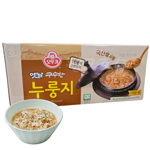 오뚜기 옛날 구수한 누룽지 국산 개별포장 18개입 간편식, 1.08kg, 1개