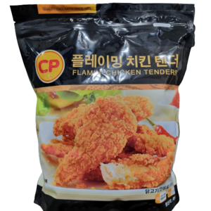 코스트코 CP 플레이밍 치킨 텐더 1.5KG 아이스박스+아이스팩, 1개