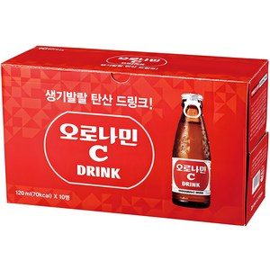 오로나민씨 탄산 드링크, 120ml, 10개