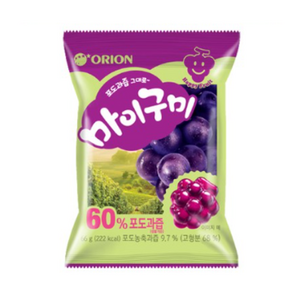 오리온 포도과즙 그대로 마이구미, 66g, 5개