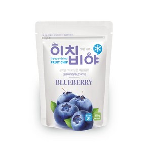 이치비야 프리미엄 동결건조 블루베리 과일칩 15g, 4개