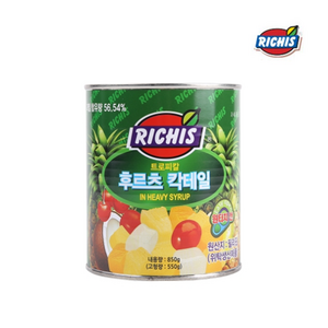 리치스 트로피칼 후르츠 칵테일 원터치, 850g, 5개